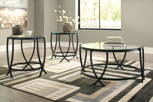 Tarrin - Occasional Table Set (Set of 3) - Black – Table Sets by Signature Design by Ashley® at Furniture Wholesale Plus , Nashville furniture store