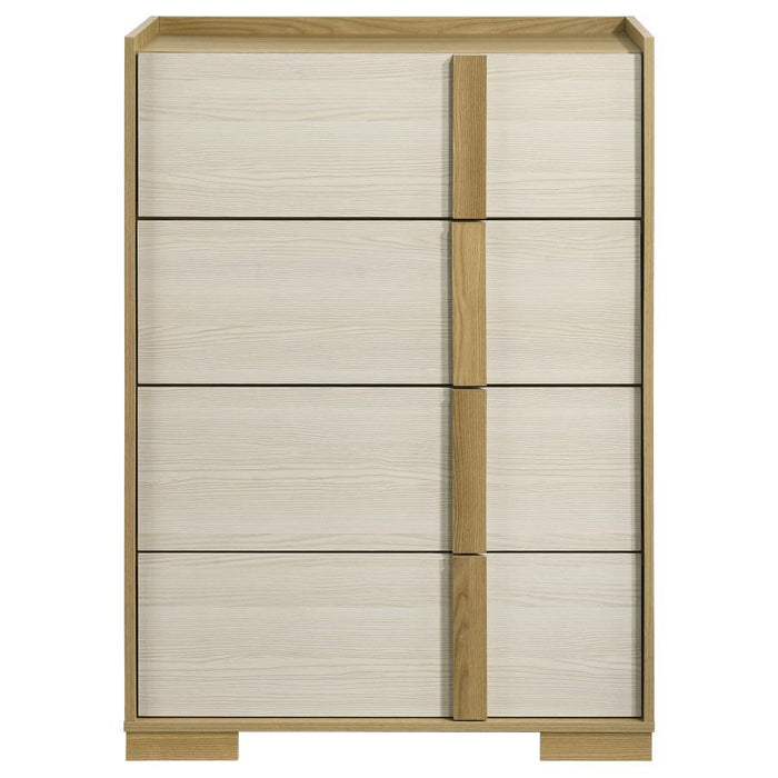 Hyland - 4-Drawer Chest of Drawers - Natural – Accent Chests by Coaster Fine Furniture at Furniture Wholesale Plus , Nashville furniture store