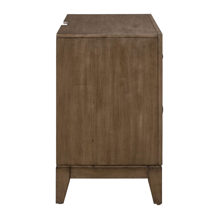 Shaker Lakes - Nightstand With Charging Station - Harvest Brown – Nightstands w/ Charging Stations by Liberty Furniture at Furniture Wholesale Plus , Nashville furniture store