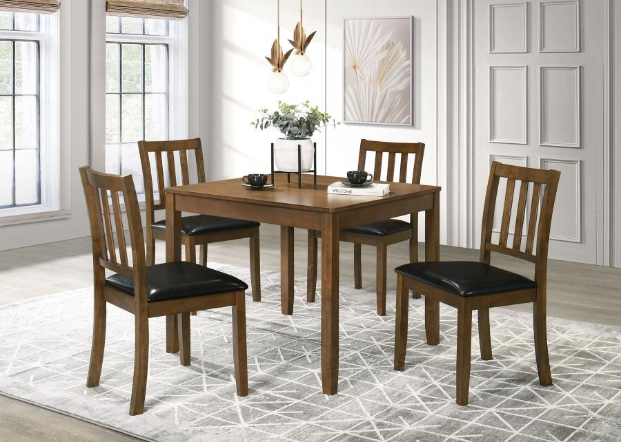 Parkwood - Square Dining Table Set – 5 Piece Dining Room Sets by Coaster Fine Furniture at Furniture Wholesale Plus , Nashville furniture store