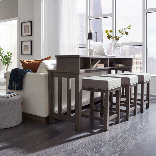 Tanners Creek - 4 Piece Dining Room Set - Graystone – 4 Piece Dining Room Sets by Liberty Furniture at Furniture Wholesale Plus , Nashville furniture store