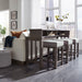 Tanners Creek - 4 Piece Dining Room Set - Graystone – 4 Piece Dining Room Sets by Liberty Furniture at Furniture Wholesale Plus , Nashville furniture store