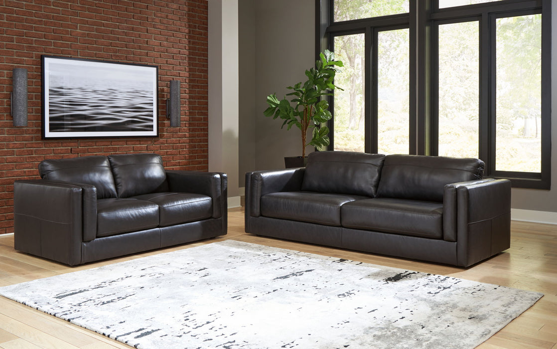 Amiata - Living Room Set – Stationary Chair & Ottoman by Signature Design by Ashley® at Furniture Wholesale Plus , Nashville furniture store
