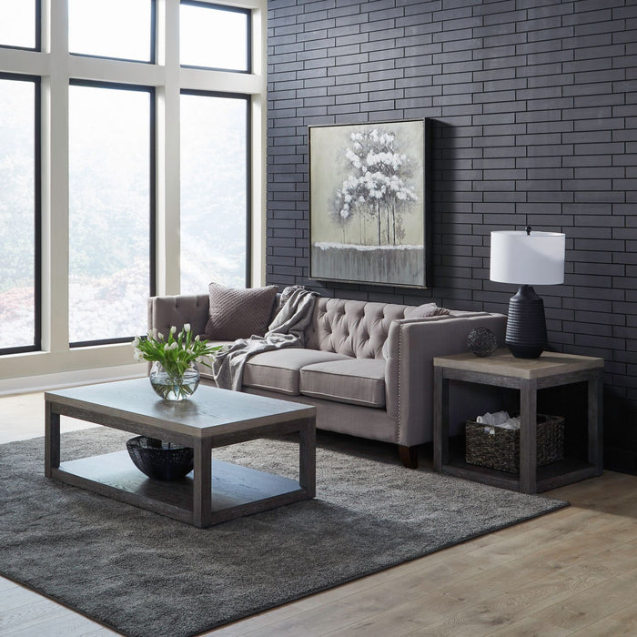 Piedmont - 3 Piece Table Set - Charcoal / Ash – Table Sets by Liberty Furniture at Furniture Wholesale Plus , Nashville furniture store