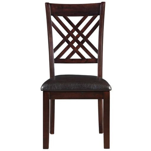 Adrian - Side Chair (Set of 2) - Dark Brown – Chair Sets by Steve Silver Furniture at Furniture Wholesale Plus , Nashville furniture store