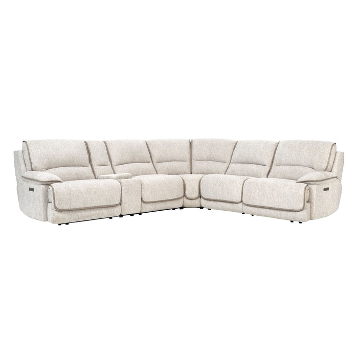 Olsen - 6 Piece Power Sectional – Reclining Sectionals by Steve Silver Furniture at Furniture Wholesale Plus , Nashville furniture store