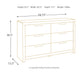 Derekson - Dresser, Mirror – Dressers by Benchcraft® at Furniture Wholesale Plus , Nashville furniture store