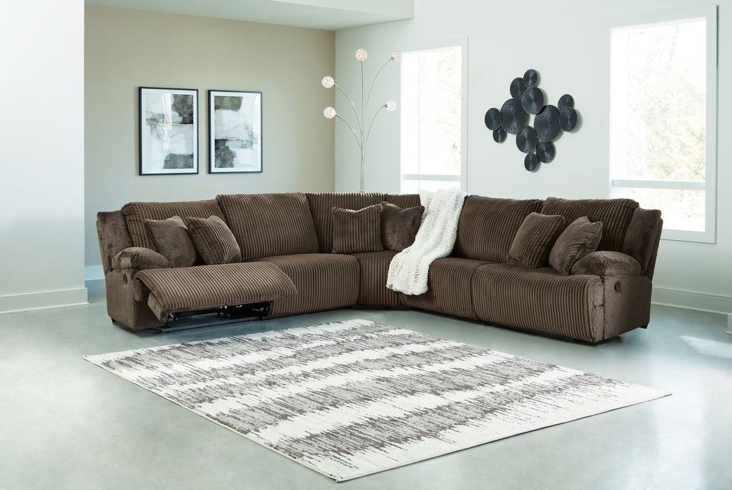 Top Tier - Reclining Sectional – Reclining Sectionals by Signature Design by Ashley® at Furniture Wholesale Plus , Nashville furniture store