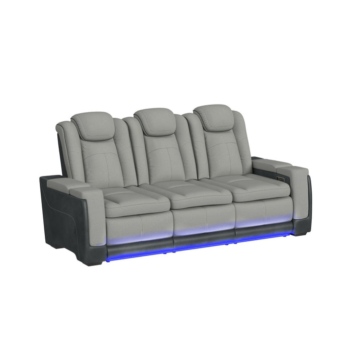 Lantana - Power Motion Sofa With Power Headrest, LED, Ddt, Reading Light And Pws – Reclining Sofas by Elements International at Furniture Wholesale Plus , Nashville furniture store