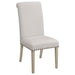 Salem - Fabric Upholstered Dining Side Chair (Set of 2) - Beige - Premium Chair Sets from CoasterEssence - Just $309! Shop now at Furniture Wholesale Plus  We are the best furniture store in Nashville, Hendersonville, Goodlettsville, Madison, Antioch, Mount Juliet, Lebanon, Gallatin, Springfield, Murfreesboro, Franklin, Brentwood
