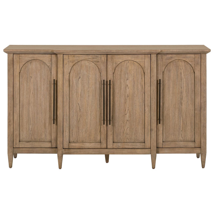 Pavilion - 4 Door Accent Cabinet - Natural – Accent Cabinets by Liberty Furniture at Furniture Wholesale Plus , Nashville furniture store