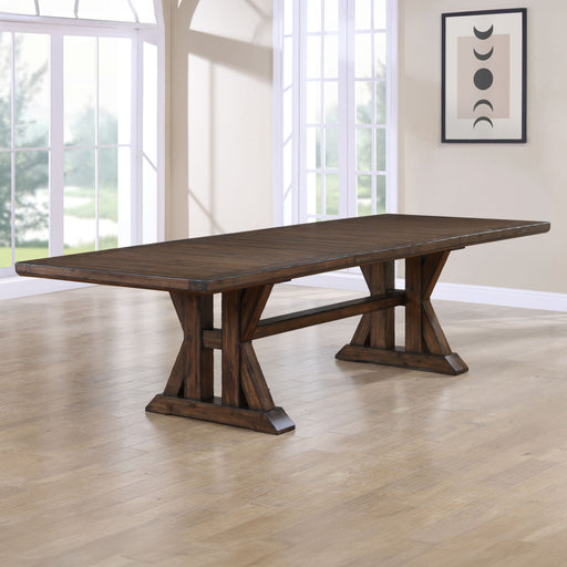 Auburn - Table With 2 / 20" Table Leaves - Dark Brown - Premium Dining Tables from Steve Silver Furniture - Just $1079! Shop now at Furniture Wholesale Plus  We are the best furniture store in Nashville, Hendersonville, Goodlettsville, Madison, Antioch, Mount Juliet, Lebanon, Gallatin, Springfield, Murfreesboro, Franklin, Brentwood