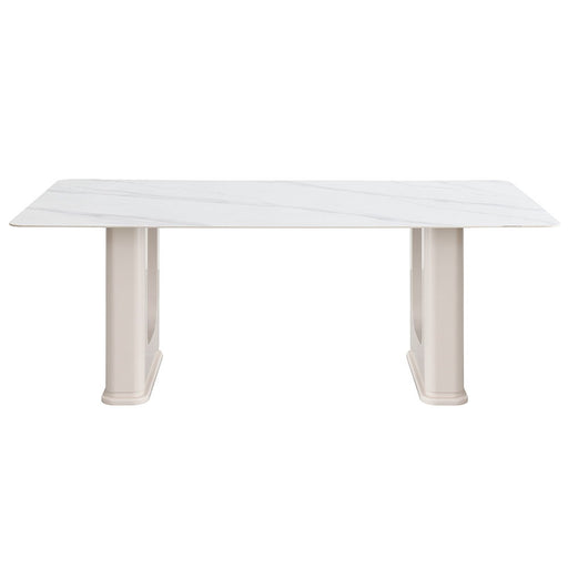 Kalam - Dining Table - Ceramic Top & Beige Finish - Premium Dining Tables from ACME - Just $1099! Shop now at Furniture Wholesale Plus  We are the best furniture store in Nashville, Hendersonville, Goodlettsville, Madison, Antioch, Mount Juliet, Lebanon, Gallatin, Springfield, Murfreesboro, Franklin, Brentwood