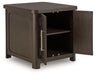 Breckington - Rectangular 2-door End Table - Dark Brown – End Tables by Signature Design by Ashley® at Furniture Wholesale Plus , Nashville furniture store