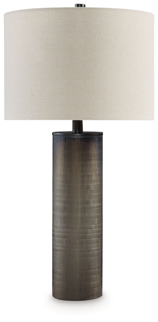 Dingerly - Glass Table Lamp - Brown – Table Lamps by Signature Design by Ashley® at Furniture Wholesale Plus , Nashville furniture store
