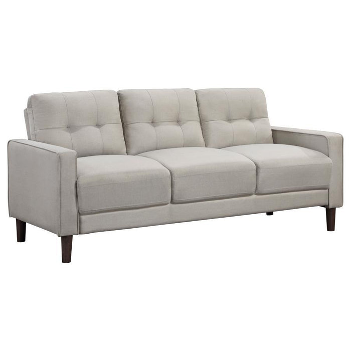 Bowen - Upholstered Track Arm Tufted Sofa Set – Stationary Sofas & Loveseats by Coaster Fine Furniture at Furniture Wholesale Plus , Nashville furniture store
