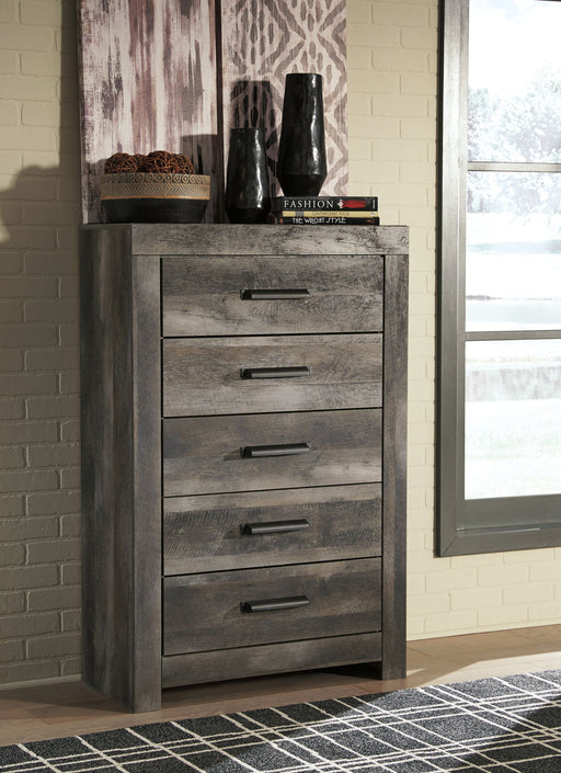 Wynnlow - Five Drawer Chest - Gray – Accent Chests by Signature Design by Ashley® at Furniture Wholesale Plus , Nashville furniture store