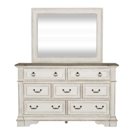 Abbey Park - Dresser & Mirror - Antique White – Dresser & Mirror by Liberty Furniture at Furniture Wholesale Plus , Nashville furniture store