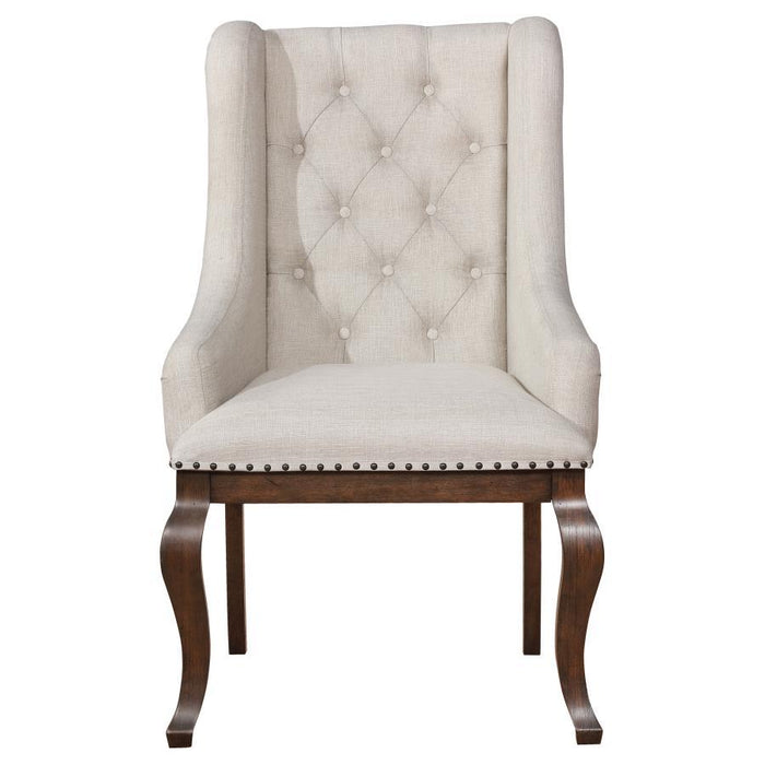 Brockway - Upholstered Arm Chair (Set of 2) – Chair Sets by CoasterEssence at Furniture Wholesale Plus , Nashville furniture store
