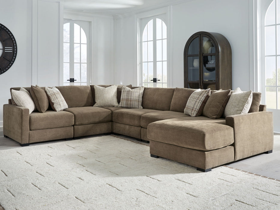 Camellia-Court - Sectional – Stationary Sectionals by Benchcraft® at Furniture Wholesale Plus , Nashville furniture store