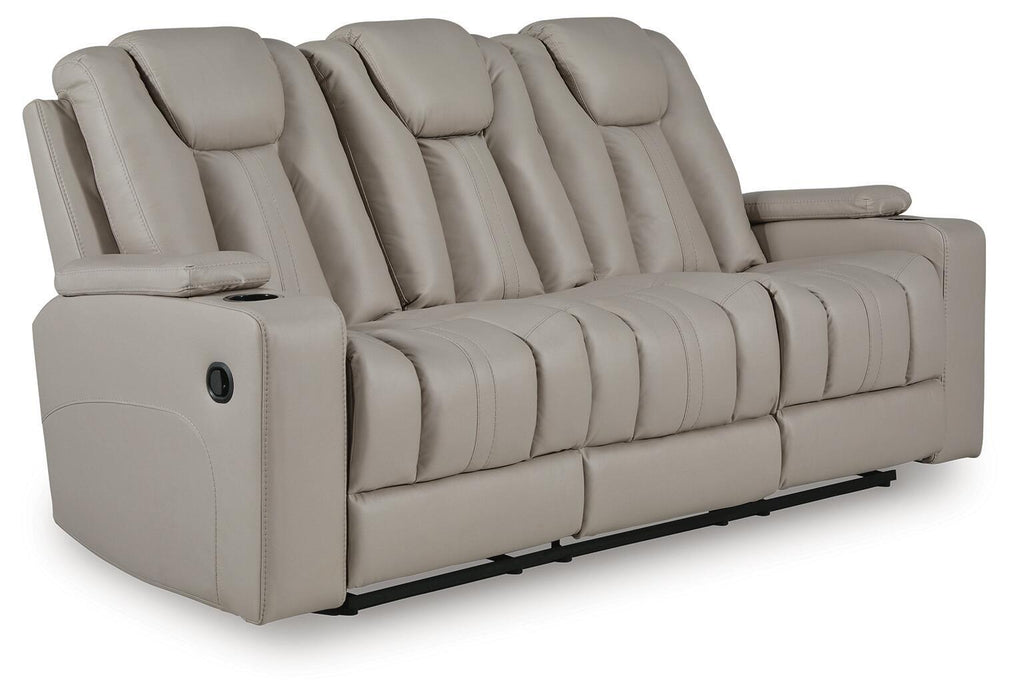 Elevate Edges - Reclining Sofa With Drop Down Table - Coin – Reclining Sofas by Signature Design by Ashley® at Furniture Wholesale Plus , Nashville furniture store