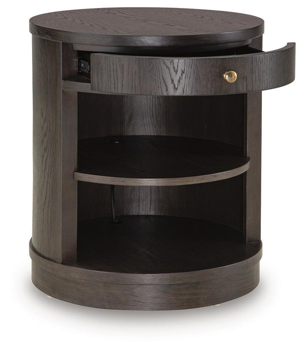 Leighmour - Accent Table - Dark Brown – Accent Tables by Signature Design by Ashley® at Furniture Wholesale Plus , Nashville furniture store