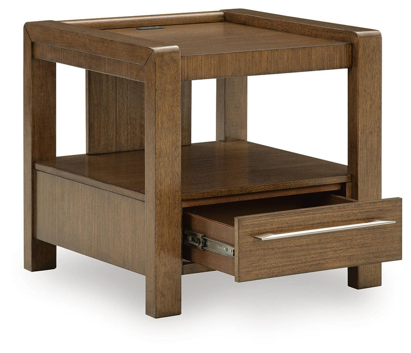 Marxmore - Square End Table - Brown – End Tables by Signature Design by Ashley® at Furniture Wholesale Plus , Nashville furniture store