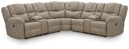 Pearce-Pike - Reclining Sectional – Reclining Sectionals by Signature Design by Ashley® at Furniture Wholesale Plus , Nashville furniture store