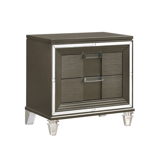Twenty Nine - 2-Drawer Nightstand With USB - Dark Brown – Nightstands w/ Charging Stations by Elements International at Furniture Wholesale Plus , Nashville furniture store