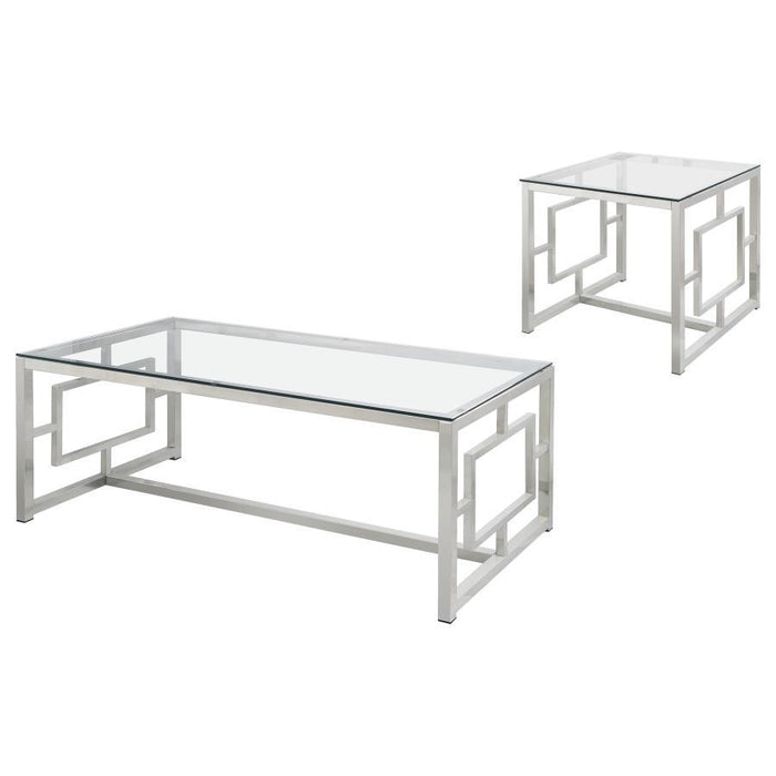 Merced - Rectangular Coffee Table Set – Table Sets by Coaster Fine Furniture at Furniture Wholesale Plus , Nashville furniture store