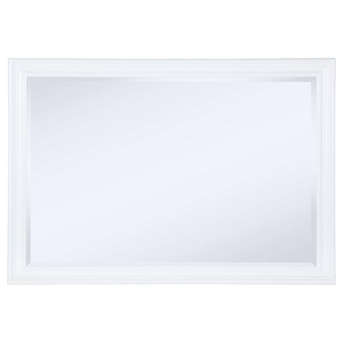 Bexhill - Dresser Mirror - White – Mirrors by Coaster Fine Furniture at Furniture Wholesale Plus , Nashville furniture store