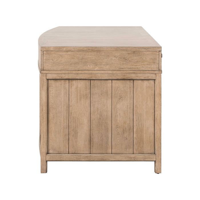 Proximity Place - Jr Executive Desk - Barley Buff – Executive Desks by Liberty Furniture at Furniture Wholesale Plus , Nashville furniture store