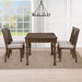 Joanna - Dining Set With Brown Table – 5 Piece Dining Room Sets by Steve Silver Furniture at Furniture Wholesale Plus , Nashville furniture store