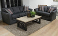 Varner - Loveseat - Ebony – Stationary Loveseats by Jackson at Furniture Wholesale Plus , Nashville furniture store