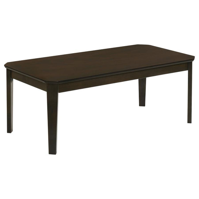 Amaro - 3 Piece Coffee And End Table Set - Dark Brown - Premium Table Sets from CoasterEssence - Just $309! Shop now at Furniture Wholesale Plus  We are the best furniture store in Nashville, Hendersonville, Goodlettsville, Madison, Antioch, Mount Juliet, Lebanon, Gallatin, Springfield, Murfreesboro, Franklin, Brentwood
