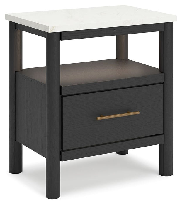 Cadmori - One Drawer Night Stand – Nightstands w/ Charging Stations by Signature Design by Ashley® at Furniture Wholesale Plus , Nashville furniture store
