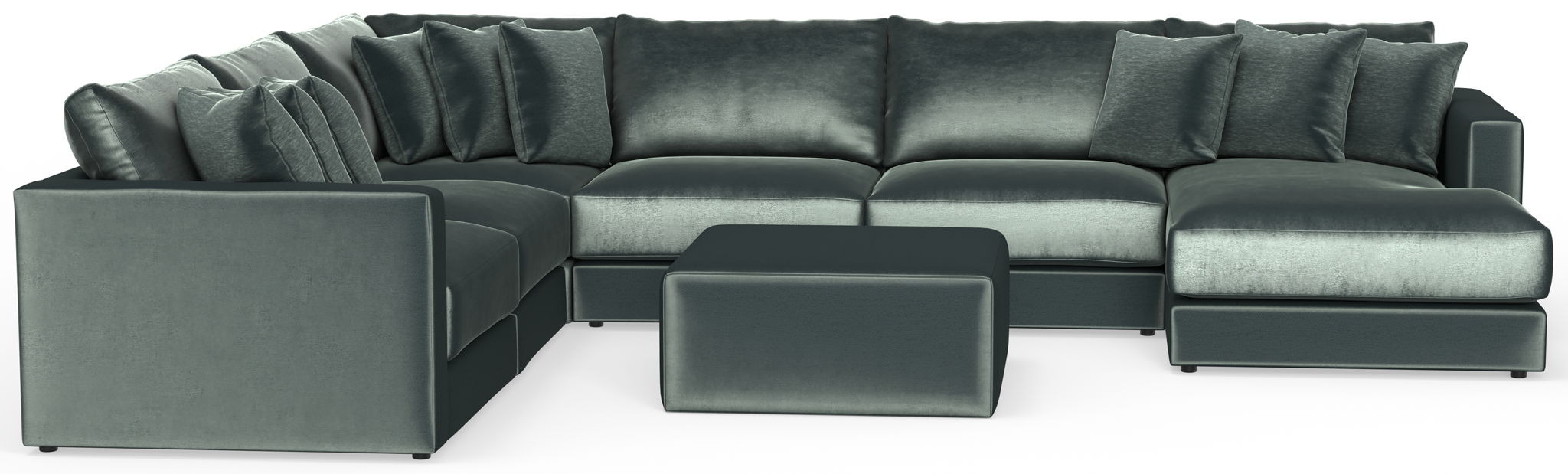 Remington - Modular Sofa And Cocktail Ottoman – 2 Piece Living Room Sets by Jackson at Furniture Wholesale Plus , Nashville furniture store