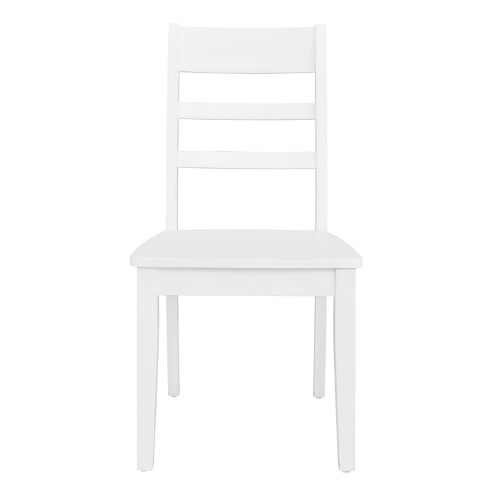 Landale - Ladderback Side Chair - Chestnut & White – Side Chairs by Liberty Furniture at Furniture Wholesale Plus , Nashville furniture store