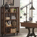Arlington House - Open Bookcase - Cobblestone Brown – Standard Bookcases by Liberty Furniture at Furniture Wholesale Plus , Nashville furniture store
