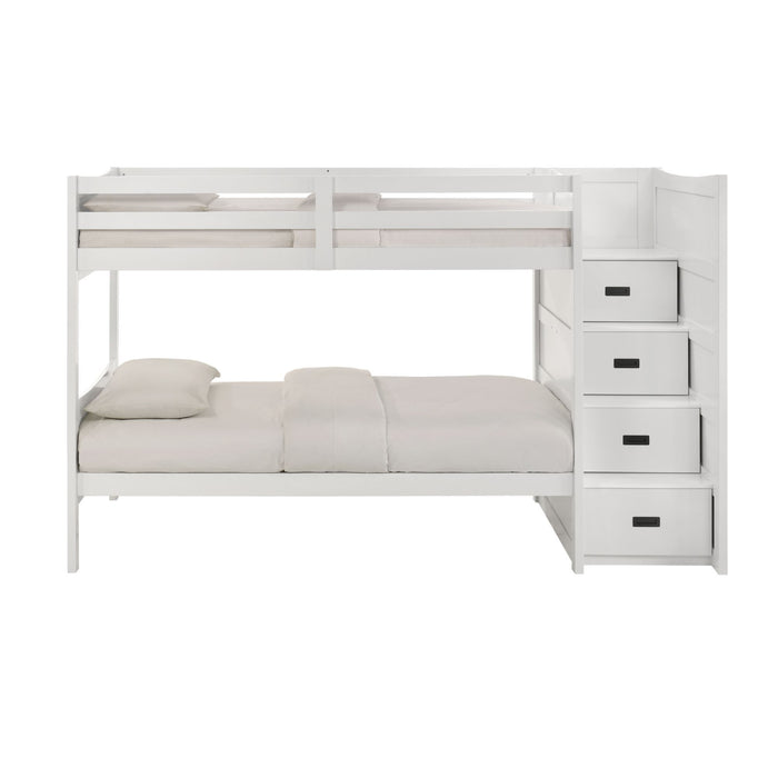 Sami - Step Bunk With Right Headboard – Bunk Beds by Elements International at Furniture Wholesale Plus , Nashville furniture store