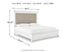 Kanwyn - Upholstered Panel Bed – Upholstered Beds by Benchcraft® at Furniture Wholesale Plus , Nashville furniture store