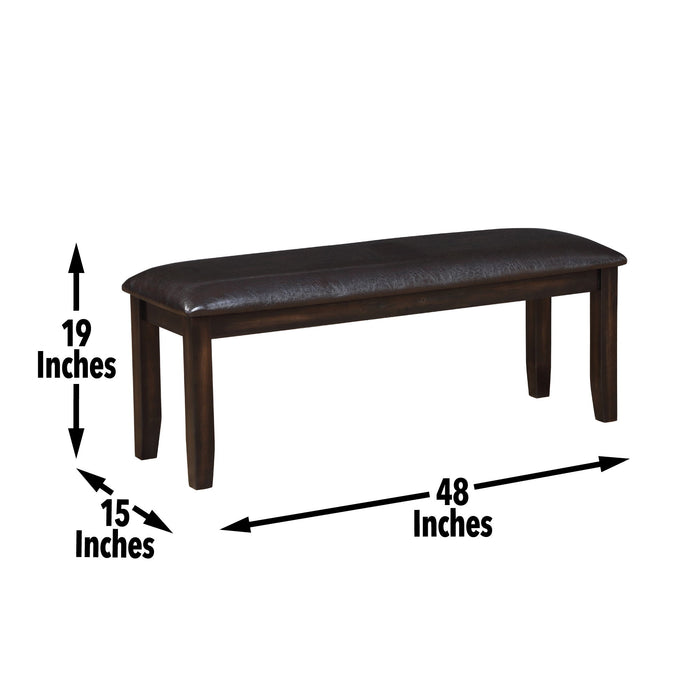 Ally - Bench - Antique Charcoal – Upholstered Benches by Steve Silver Furniture at Furniture Wholesale Plus , Nashville furniture store