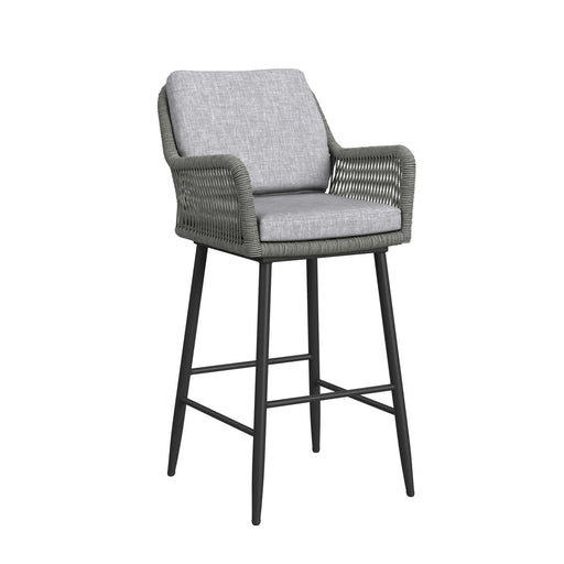 Bayhill - Fabric Barstool (Set of 2) - Black / Gray – Stool Sets by Elements International at Furniture Wholesale Plus , Nashville furniture store