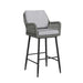 Bayhill - Fabric Barstool (Set of 2) - Black / Gray – Stool Sets by Elements International at Furniture Wholesale Plus , Nashville furniture store