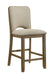Cockrell - Counter Height Chair (Set of 2) - Light Brown / Beige – Chair Sets by Crown Mark at Furniture Wholesale Plus , Nashville furniture store