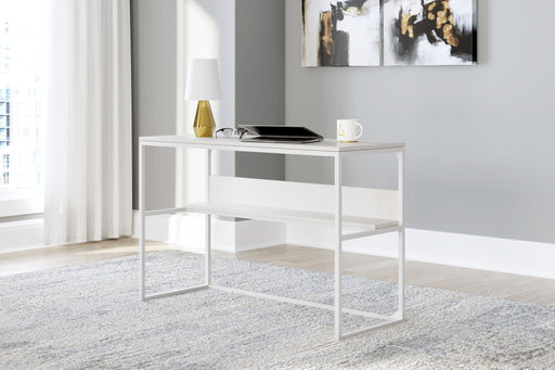 Deznee - White - 48" Home Office Desk - Premium Computer Desks from Signature Design by Ashley® - Just $148! Shop now at Furniture Wholesale Plus  We are the best furniture store in Nashville, Hendersonville, Goodlettsville, Madison, Antioch, Mount Juliet, Lebanon, Gallatin, Springfield, Murfreesboro, Franklin, Brentwood
