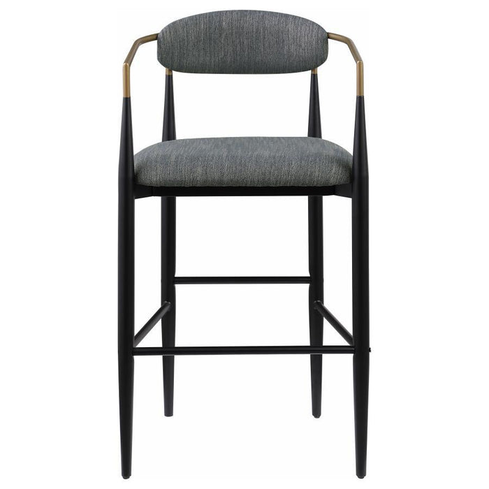 Tina - Metal Pub Height Bar Stool With Upholstered Back And Seat (Set of 2) - Premium Stool Sets from Coaster Fine Furniture - Just $429! Shop now at Furniture Wholesale Plus  We are the best furniture store in Nashville, Hendersonville, Goodlettsville, Madison, Antioch, Mount Juliet, Lebanon, Gallatin, Springfield, Murfreesboro, Franklin, Brentwood