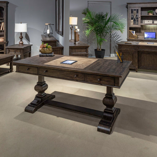 Paradise Valley - Writing Desk - Saddle Brown – Writing Desks by Liberty Furniture at Furniture Wholesale Plus , Nashville furniture store