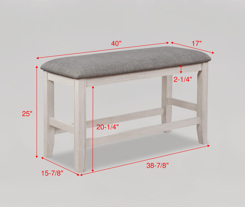 Fulton - Counter Height Bench - Premium Counter Benches from Crown Mark - Just $169! Shop now at Furniture Wholesale Plus  We are the best furniture store in Nashville, Hendersonville, Goodlettsville, Madison, Antioch, Mount Juliet, Lebanon, Gallatin, Springfield, Murfreesboro, Franklin, Brentwood