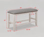 Fulton - Counter Height Bench - Premium Counter Benches from Crown Mark - Just $169! Shop now at Furniture Wholesale Plus  We are the best furniture store in Nashville, Hendersonville, Goodlettsville, Madison, Antioch, Mount Juliet, Lebanon, Gallatin, Springfield, Murfreesboro, Franklin, Brentwood